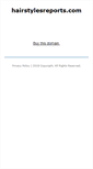 Mobile Screenshot of hairstylesreports.com